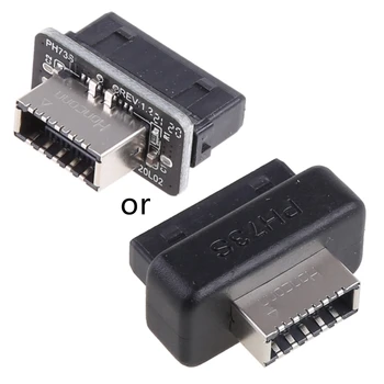 Материнская плата USB3.0 адаптер TYPE-E USB 3.1 A-Key 20-контактный разъем на передней панели