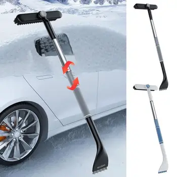 Лопатка для льда и щетка для снега, многофункциональный автомобильный очиститель окон 2 В 1, автомобильный скребок, щетка для снега, Скребок для льда, автомобильные аксессуары