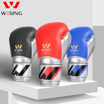 Боксерские перчатки Wesing для мужчин и женщин, соревнования по боксу