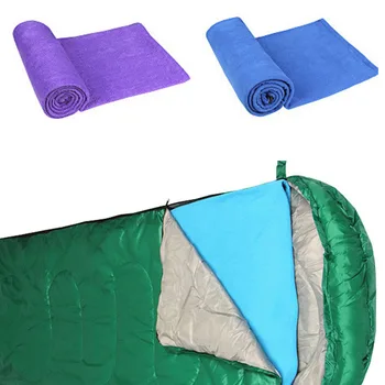 спальный мешок для кемпинга 180x75 см, флисовый вкладыш, теплый Портативный Сверхлегкий спальный мешок из флиса, палатка для кемпинга на открытом воздухе
