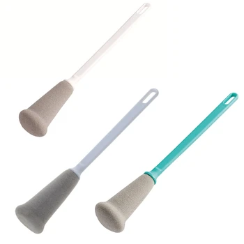 Губчатая щетка с ручкой, Многофункциональная чашка, Кружки, стакан для воды, набор инструментов для чистки T21C