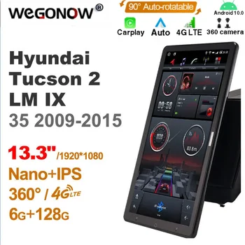 1920*1080 Nano Ownice Android10.0 для Hyundai Tucson 2 LM IX35 2009-2015 Автомобильное Радио Видео Аудио 13,3 