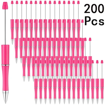 200шт пластиковых шариковых ручек DIY Шариковые ручки Шариковая ручка для офиса Подарок школьникам