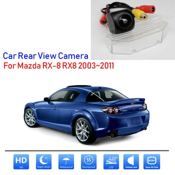 Камера заднего вида Для Mazda RX-8 RX8 2003 ~ 2008 2009 2010 2011 CCD Камера Ночного Видения Заднего Вида резервная копия камеры номерного знака