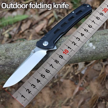 Открытый мини-складной нож из нержавеющей стали, 1 шт., Складной нож высокой твердости, многоцелевой нож для выживания в кемпинге