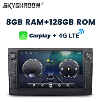 8G + 128G Carplay Auto Android 13.0 DSP IPS Автомобильный DVD-плеер GPS карта WIFI Bluetooth RDS радио для AUDI A4 SEAT EXEO S4 RS4 2009-2012