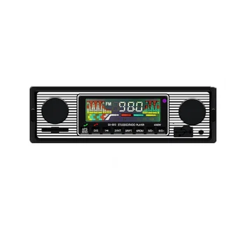 Новый ретро-автомобиль Беспроводной Bluetooth 12V MP3-плеер AUX Аудиовход Вставка карты памяти USB флэш-накопитель Мультимедийное радио