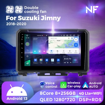 NF Android 13 для Suzuki Jimny JB64 2018-2020 Автомагнитола мультимедийный плеер Навигация GPS навигация для Carplay двойной вентилятор охлаждения