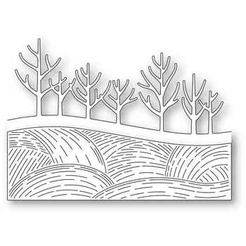 Металлические режущие штампы Набор штампов для рамки Рождественской елки для вырезания вырезок своими руками Бумажные карточки с тиснением для поделок
