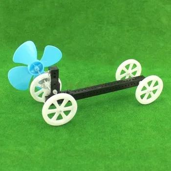 оборудование для физического эксперимента Боковая ветровая тележка DIY модель ветрового эксперимента игрушка студенческая ветровая тележка малое производство энергии ветра
