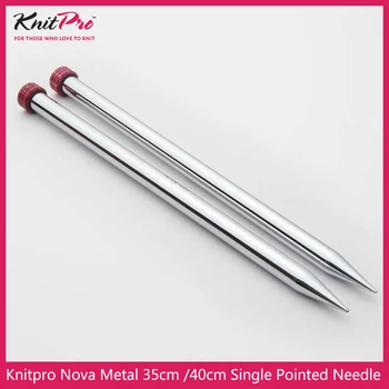 Knitpro Nova Metal 35см /40см Спица с одинарным заострением