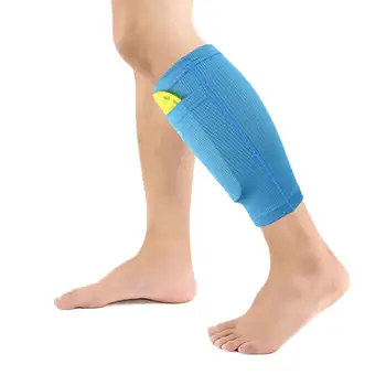 2x футбольных рукава для ног, футбольные щитки для голени, компрессионные носки для икр, рукава для поддержки производительности ног, защитные рукава для голени для спортсмена