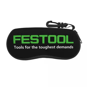 Футляр для очков с логотипом Festool для женщин и мужчин, мягкие солнцезащитные очки, защитный чехол