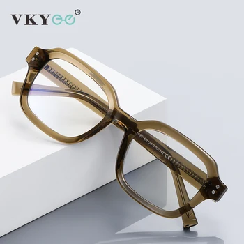 VICKY Classic Простой модный дизайн, Настраиваемые очки для чтения по рецепту, компьютерные очки с защитой от синего света PFD2190