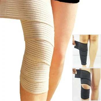 Компрессионный наколенник, пластырь для суставов, Эластичная повязка для тренажерного зала, спортивная повязка для колена, защитная эластичная лента для поддержки артрита для Кроссфита