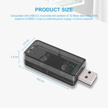 Изолятор USB-USB, цифровые изоляторы промышленного класса со скоростью 12 Мбит / с, ADUM4160 / ADUM316