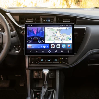 Для Toyota Corolla E170 Auris E180 2016-2019 QLED 2K Android DVDCarPlay Автомобильный Мультимедийный плеер Радио GPS Головное устройство