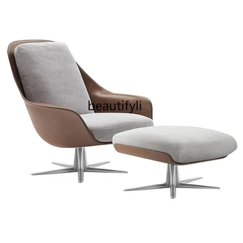 Итальянский минималистский диван, современное минималистское кресло, кресло для творчества в гостиной, кресло для отдыха, легкая роскошная художественная мебель для стульев