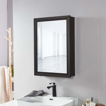 Космический алюминиевый зеркальный шкаф для ванной комнаты 40 шкаф для хранения небольших предметов, настенный шкаф для хранения, коробка для зеркала в ванной комнате
