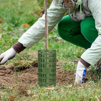 Защита ствола дерева Дизайн Вентиляционного отверстия Защита растений Клетка с возможностью расширения TPR Защита коры дерева Защита Садовая упаковка Зеленые Принадлежности