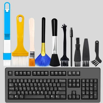 Набор щеток для чистки клавиатуры для ноутбука, мягкие щетки для удаления пыли с клавиатуры, инструменты