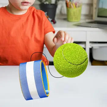 Резиновый мяч для отскока, спортивный браслет для упражнений на запястье, Игрушки для детей, подарки