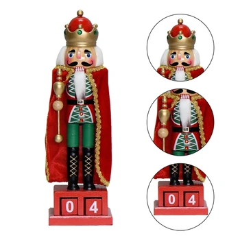 Рождественские щелкунчики Фигурки короля-солдата для настольного календаря Новогодняя прямая поставка