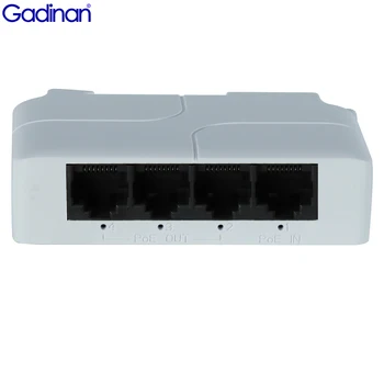 Ретрансляторы Gadinan Ethernet PoE с 1-3 портами Для быстрых коммутаторов IEEE802.3af/at с выходной мощностью 10/100 М, IP-камер NVR