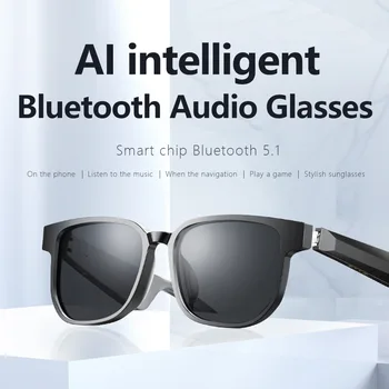 Новые умные очки Bluetooth Для мужчин И женщин Беспроводные наушники Музыкальные очки Солнцезащитные очки с УФ-изоляцией Очки