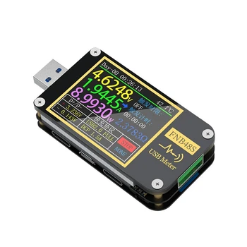 FNB48S USB, Тестер емкости, напряжения, Измеритель тока, Монитор, Анализатор мощности, Инструменты для тестирования без Bluetooth