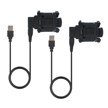 2X USB кабель для быстрой зарядки, док-станция для зарядного устройства, синхронизация данных для Garmin Fenix 3 HR, часы Quatix 3 Smart