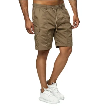 Летние мужские тактические шорты для бега трусцой 2024, рабочие повседневные брюки, мужские брюки с множеством карманов, свободные, широкие, длиной до колен, летние шорты