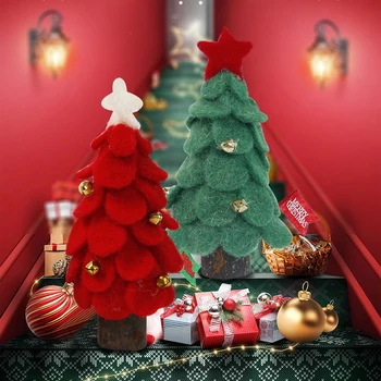 Украшение для Рождественской елки, искусственная мини-фигурка Рождественской елки, Нежный внешний вид, отличная текстура Для детской подарочной игрушки для вечеринки