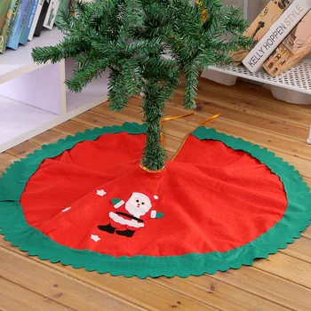 Юбки для Рождественской елки с повязкой, Одеяло, ковер, Подарок на Новый Год, Рождественские украшения для дома, Юбка для елки