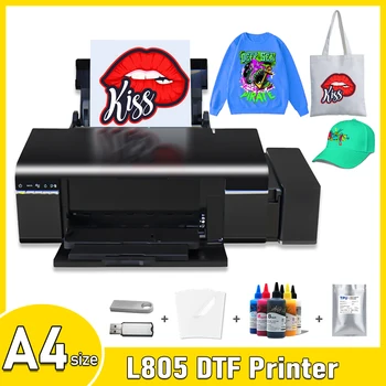 Принтер DTF формата A4 Для печати футболок на пленке Принтер impresora dtf Принтер A4 для печати футболок dtf imprimante Для ткани