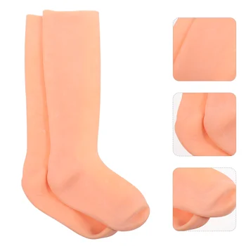 1 Пара увлажняющих носков, увлажняющие длинные носки на ночь, спа-увлажняющие носки для потрескавшейся пятки