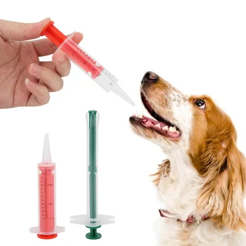 Дозатор жидкости для кормления кошек и собак, дозатор таблеток для домашних животных, силиконовый мягкий наконечник, кормушка для домашних животных, кормушка для щенков и котенков