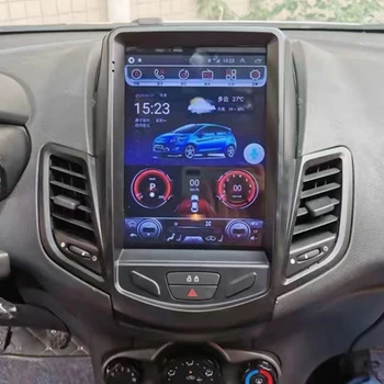 Видеоплеер Carplay Навигация GPS Экран Автомагнитолы Для Ford Fiesta Android 13 2009 2011 2013 2014 2015 2016 Стерео