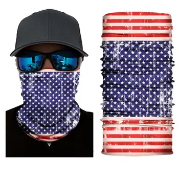 Тюрбан, спортивная повязка на голову, грелка для шеи, защита шеи, гетра, повязка на голову, Велосипедный шарф для лица, бандана с национальным флагом, шейный платок