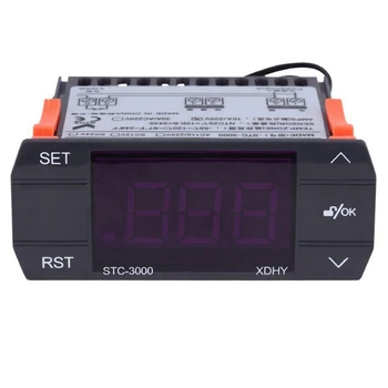STC-3000 110V-220V 30A Нажимной цифровой регулятор температуры, термостат с сенсорным инструментом управления