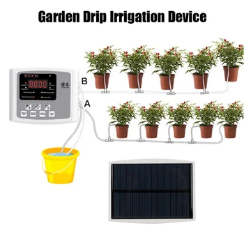 Устройство для автоматического полива растений, контроллер двойного насоса, устройство для капельного орошения сада, интеллектуальная солнечная система таймера