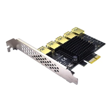 Адаптер видеокарты PCIE от 1 до 5 PCI-Express Множитель Pcie от 1X до 16X USB3.0