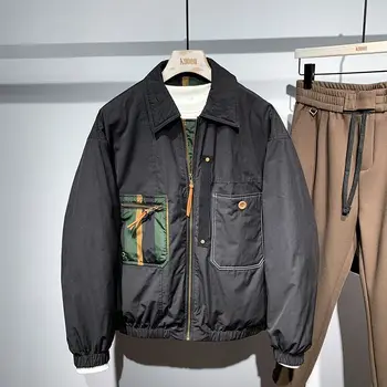 Новые армейские мужские куртки Харадзюку, молодежная Повседневная мужская верхняя одежда на молнии, пальто, Модные мужские свободные пальто в стиле хип-хоп M94