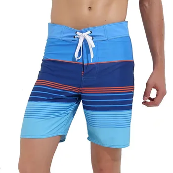 Мужские плавки, быстросохнущие дышащие шорты для серфинга, пляжные плавки, летний купальник с принтом