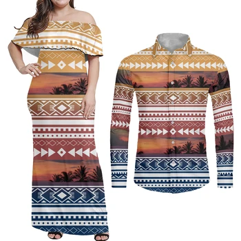 HYCOOL Гавайское платье с открытыми плечами и рюшами, Длинные платья для женщин, Свадебная вечеринка, Оптовая продажа женской одежды, Новое поступление 2022