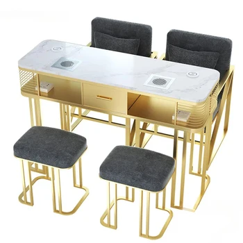 Мебель для салонов красоты Nordic Маникюрные столы Роскошный Коммерческий Маникюрный стол с пылесосом Минималистичный Домашний Маникюрный стол