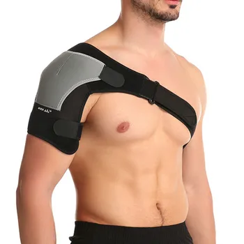 1шт Регулируемый плечевой ремень для тренажерного зала на одно плечо Поддерживающий ремень с накладкой для ремня Подходит для поддержки плеча как для мужчин, так и для женщин