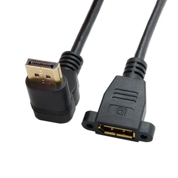 Удлинительный кабель CY DisplayPort Display Port от мужчины к женщине под углом 90 градусов вверх-вниз