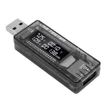 USB Тестер Текущее напряжение Зарядное Устройство Тестер Емкости Вольтметр Дисплей USB Карта тестирования текущего напряжения Адаптер